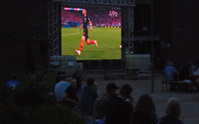 Horvát - francia döntő a labdarúgó vébén