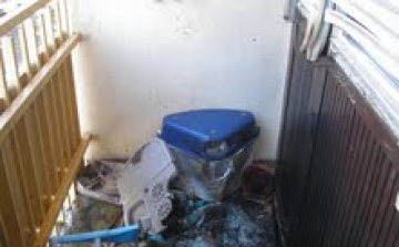 Erkélytűz Dunaújvárosban