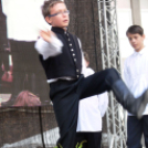 Móricz iskolások szereplése a Főtér avatásán