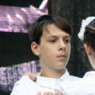 Móricz iskolások szereplése a Főtér avatásán