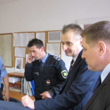 Polgármesteri vizit a rendőrségen