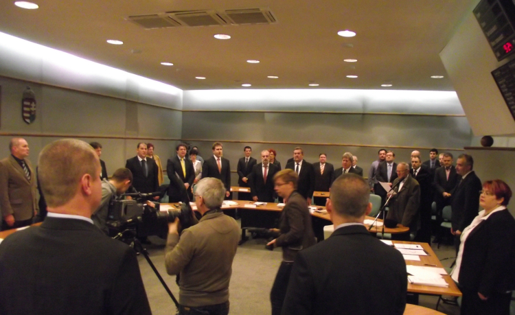 Dunaújváros öt évre szóló alakuló közgyűléséről