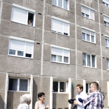 Cserna Gábor polgármester városnézőben