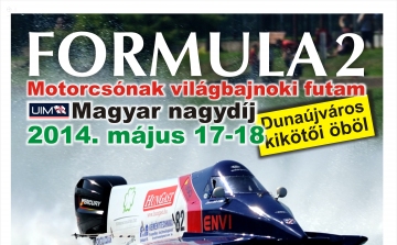 A hétvégén: Formula 2-es motorcsónak világbajnoki futam