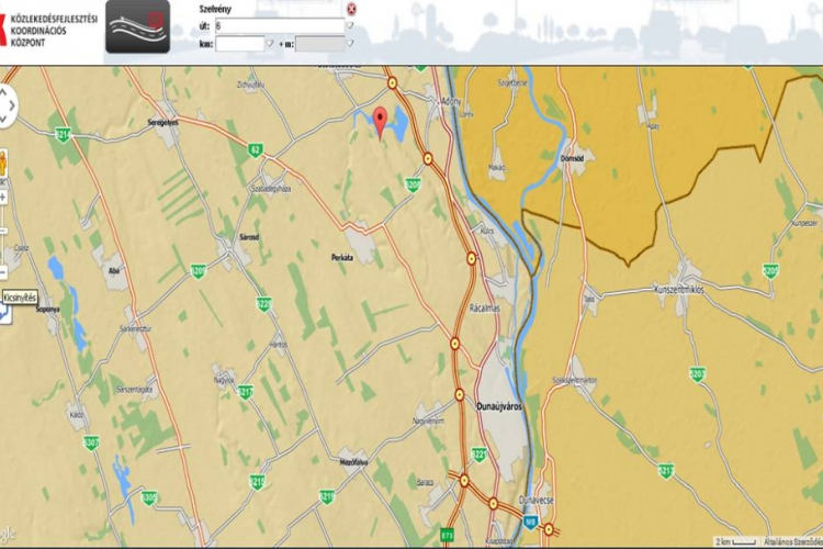 Teljes útzár a 62-es főúton