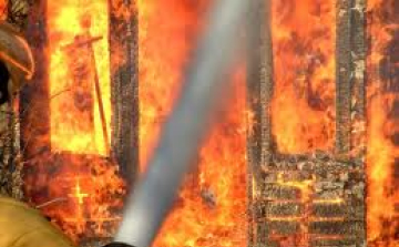 Leégett egy ház Perkátán