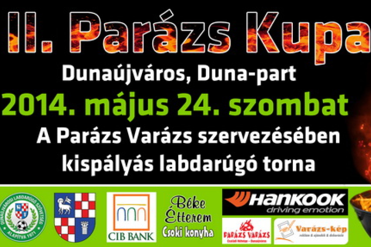A hétvégén indul a II. Parázs Kupa