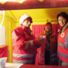 Coca-Cola Mikulás Dunaújvárosban