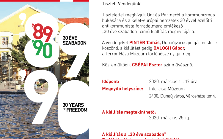 30 éve szabadon