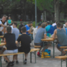 Futball vb a Városháza téren