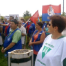 Tüntetés a Hankooknál