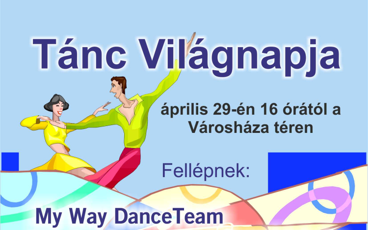 Szerda délután tánc a Városháza téren