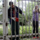 Gagarin téri óvoda kerítésfestés