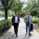 Cserna Gábor polgármester városnézőben