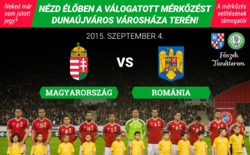 Magyarország- Románia kivetítőn
