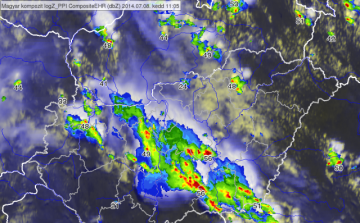 Zivatar, felhőszakadás veszélyére figyelmeztet a meteorológia
