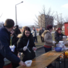 Ételosztás Dunaújvárosban