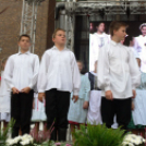 Móricz iskolások szereplése a Főtér avatásán