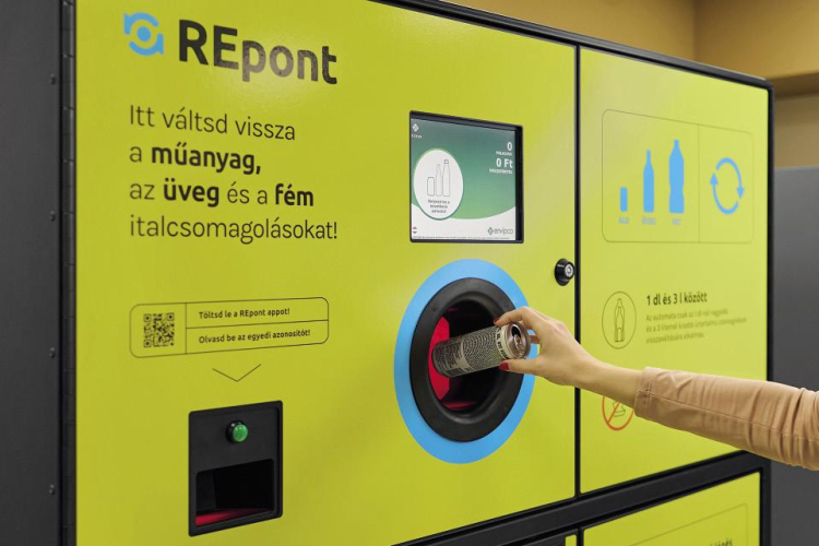 Új típusú visszaváltó automatákat tesztel a MOHU