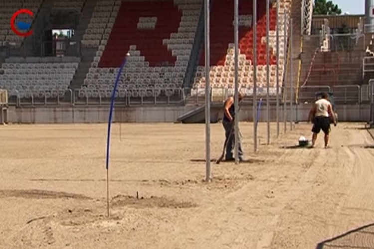 Elkészül a stadion- DSTV videóval