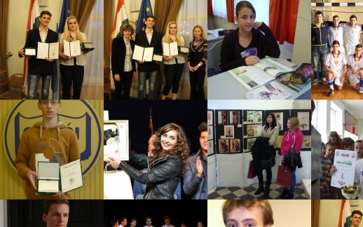 A hónap diákja verseny győztesei