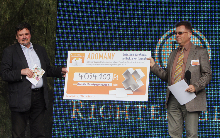 Dunaújváros bizonyított az Egészségvároson – a lakosok megduplázták az alapadományt