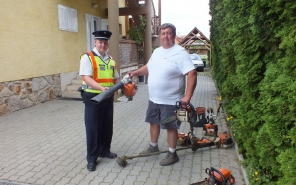 Fűkaszákat lopott egy férfi Kápolnásnyékről