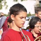 Mazsorettek és fúvós zene