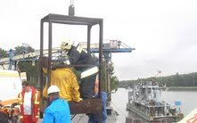 Uszályba zuhant munkást mentettek Dunaújvárosban