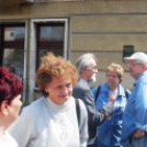 Együtt 2014 kampány-körút  a bejáratnál Gombossal