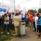 Tüntetés a Hankooknál