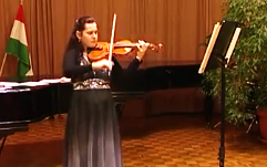 Teltházas hegedű koncert - DSTV videóval