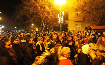 Szilveszter a Dózsa téren