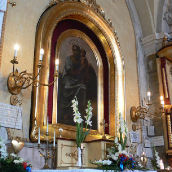 Dunaújvárosi zarándokok a sajópálfalai búcsúban