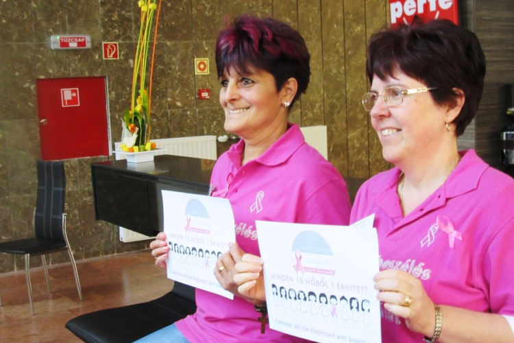 Séta a mellrák ellen nőnapon