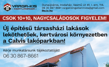 A Varga-Kis Ingatlaniroda ajánlja