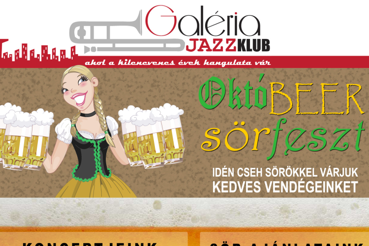 Sörfesztivál és koncert a Galériában