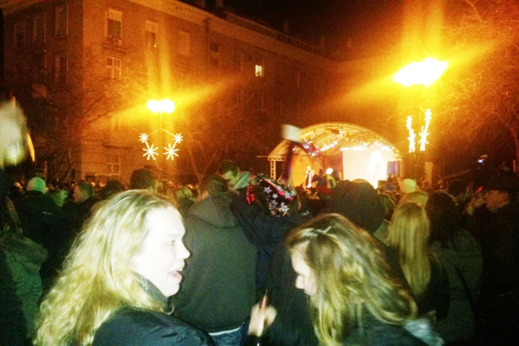 Szilveszter a Dózsa téren