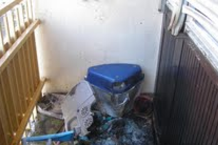 Erkélytűz Dunaújvárosban