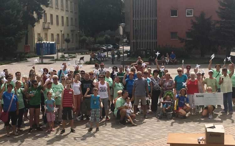 Beteg gyermekekért sétáltak