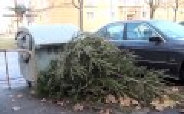 A karácsonyfák a kukáknál végzik-Dstv videóval