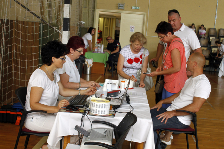 Sportolói véradás