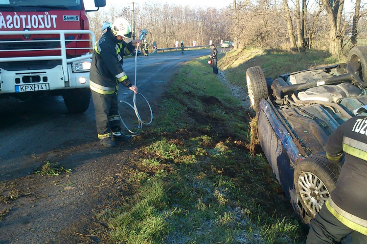 Újabb baleset Mezőfalvánál