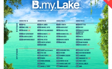 Teljes a B my Lake Fesztivál programja!