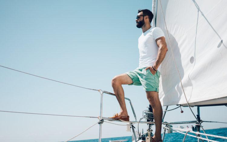 Outfit ötletek férfiaknak rövidnadrággal