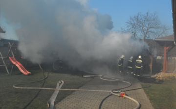 A garázs leégett, a ház nem