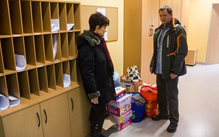 Ajándékok az Átmeneti Otthon lakóinak