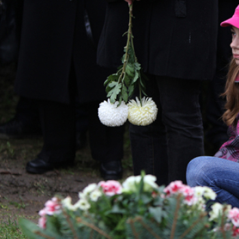 Megemlékezés a kopjafánál