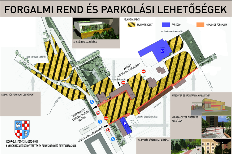 Lezárva a Városháza tér