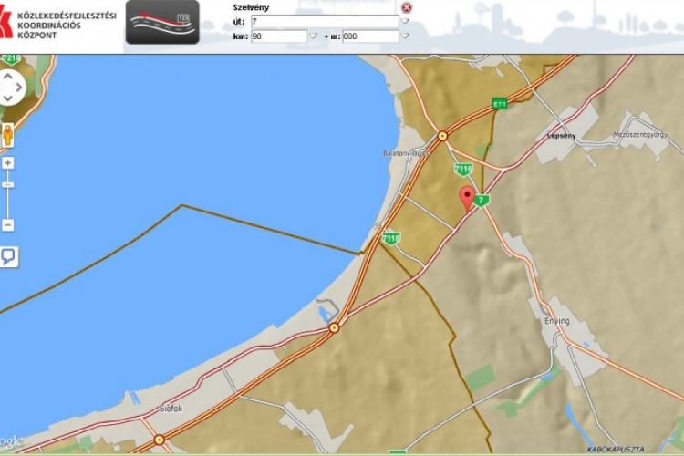 Teljes útlezárás a 7-es főúton - Feloldva